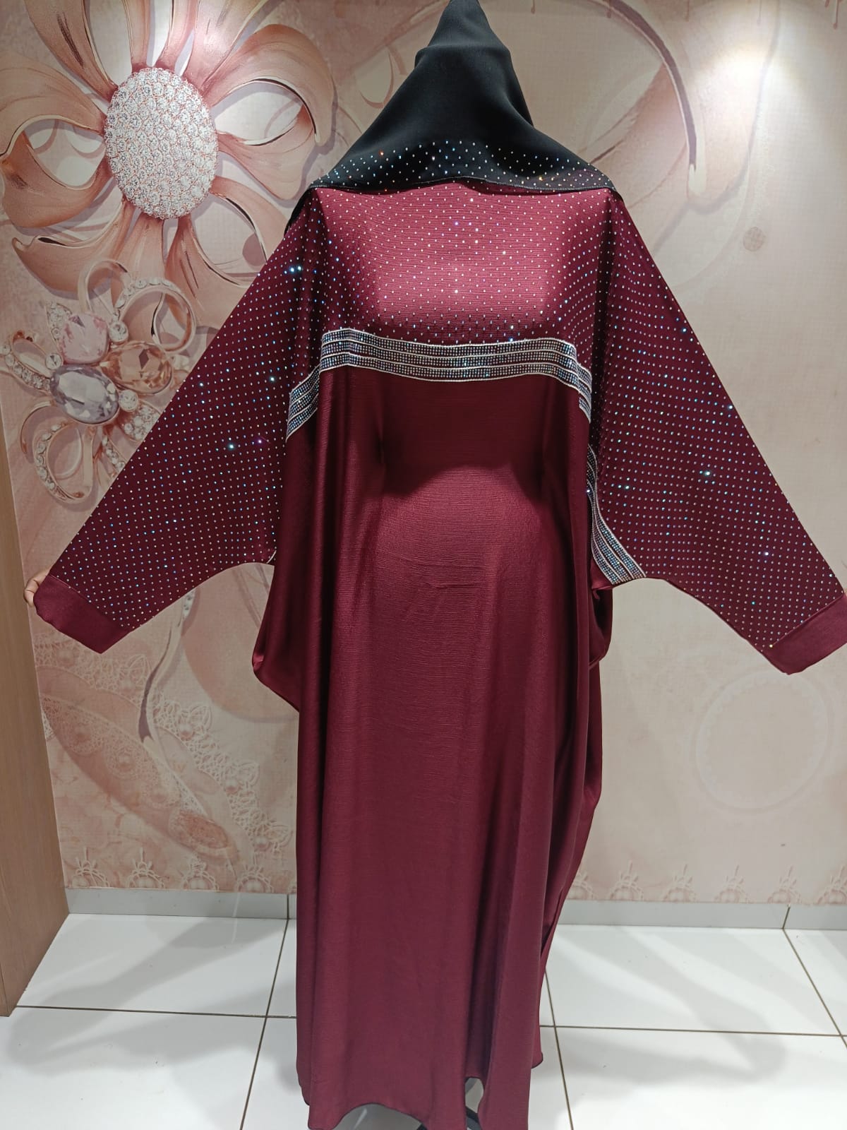 Nida Georgette 05 Fancy Wear Kaftan Style Wholesale Abaya Collection
